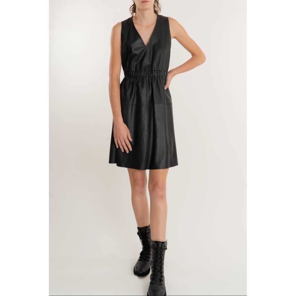 Max Mara Leather mid-length dress - image 4