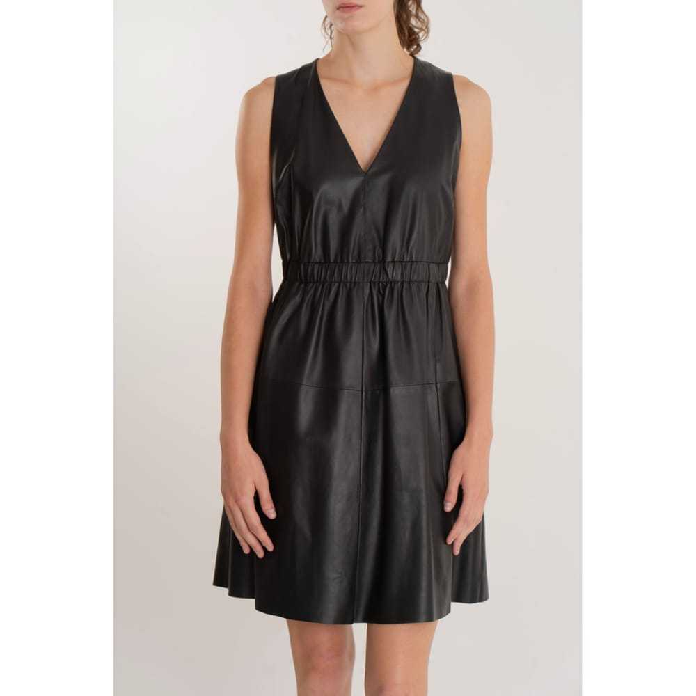 Max Mara Leather mid-length dress - image 5