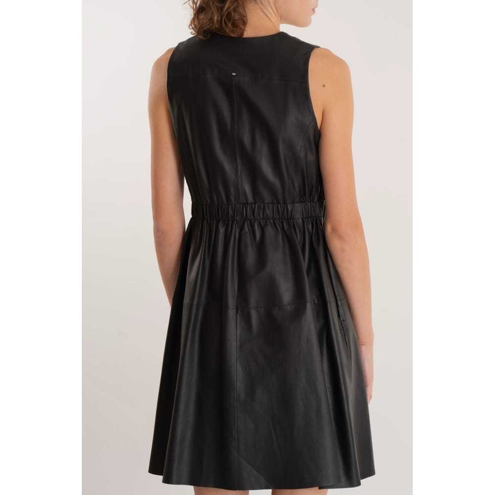 Max Mara Leather mid-length dress - image 6