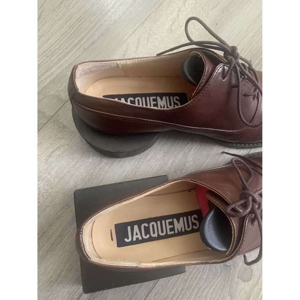 Jacquemus Clown Oxford leather lace ups - image 3