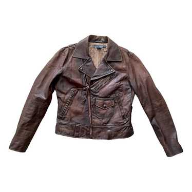 50s leather biker jacket - Gem