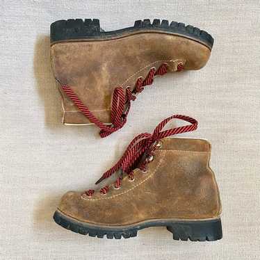 Vintage Vasque Hiking Mountaineering Boots Leathe… - image 1