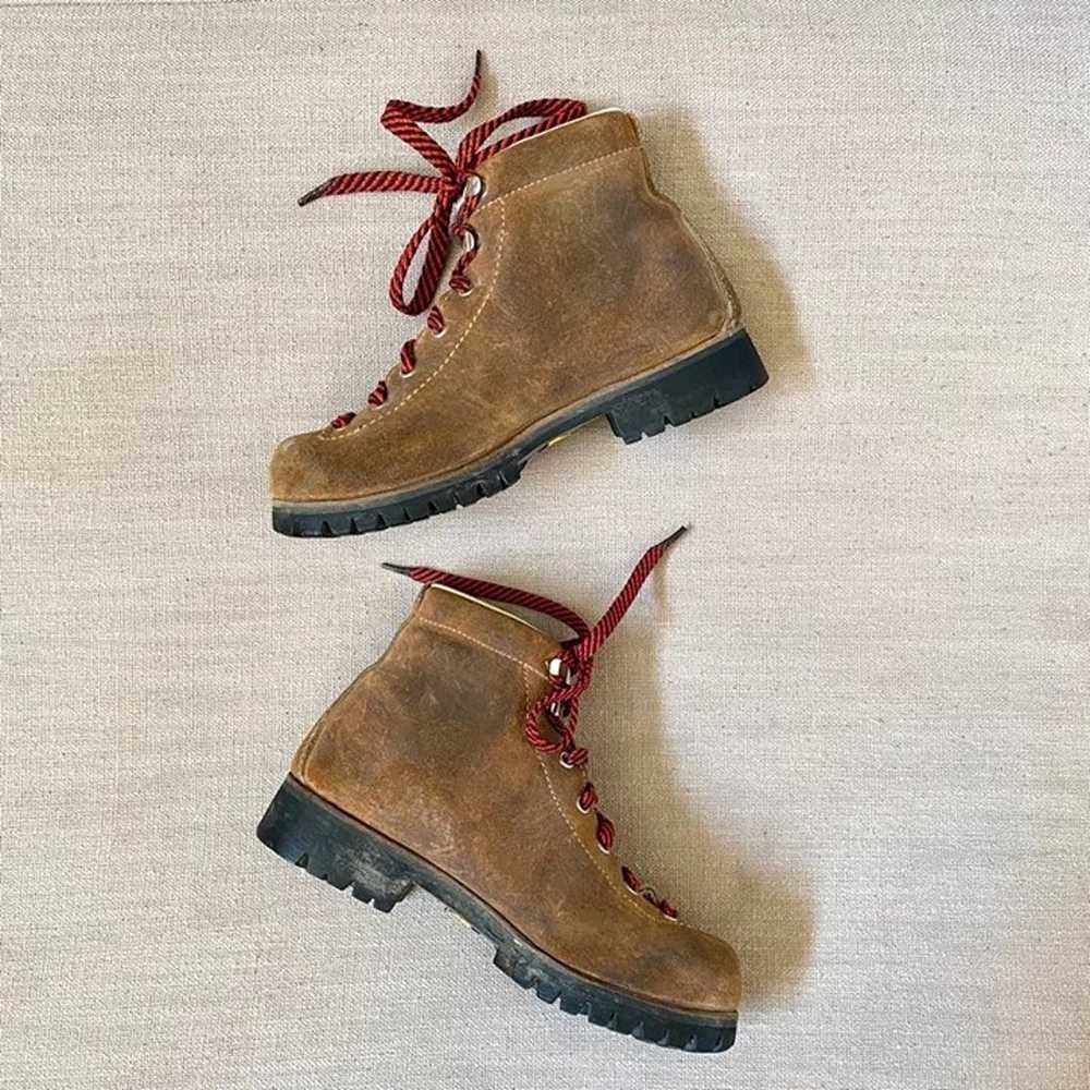 Vintage Vasque Hiking Mountaineering Boots Leathe… - image 4