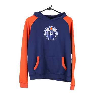 Edmonton Oilers Nhl NHL Hoodie - Medium Blue Cott… - image 1