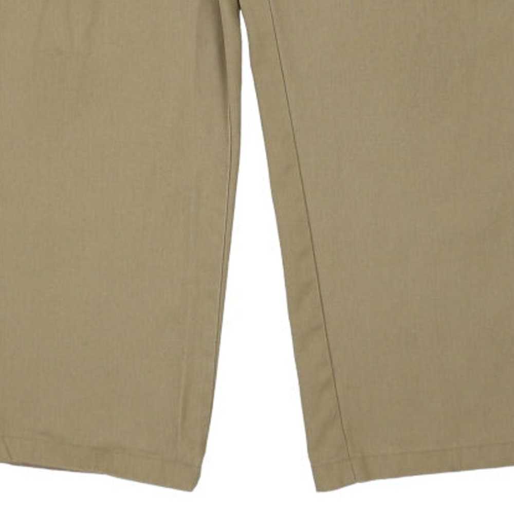 874 Dickies Trousers - 37W 29L Brown Polyester Bl… - image 6