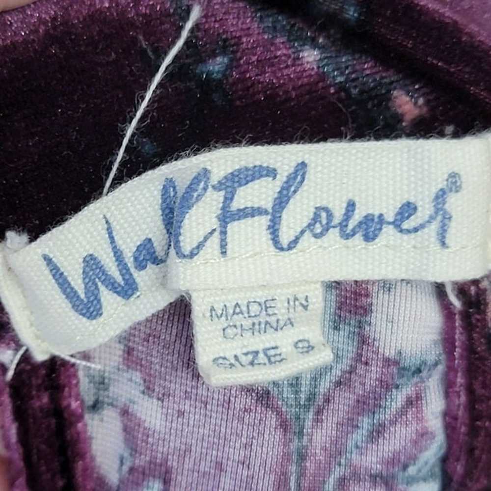 Wallflower Vintage 90s Floral Velvet Tank Women S… - image 8
