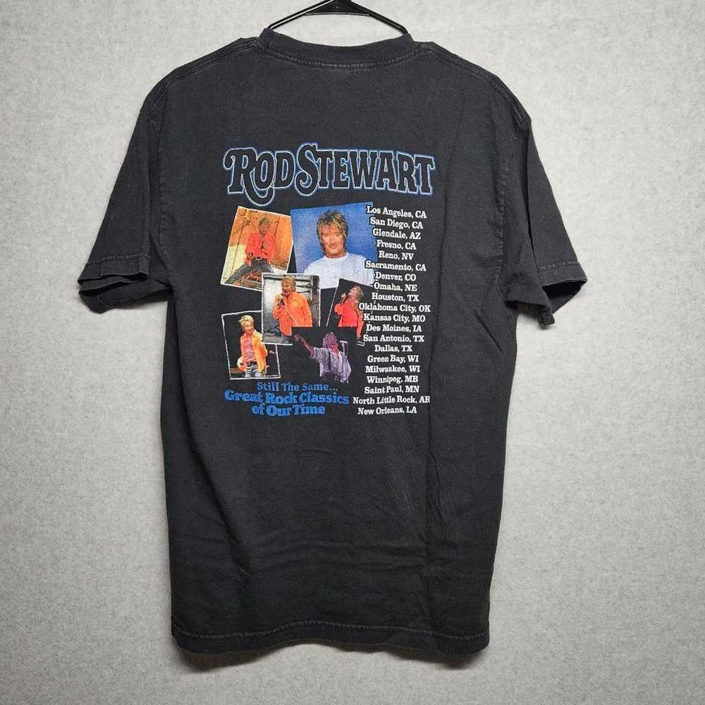 Rod Stewart 2007 Tour Shirt Black Size Large - image 6
