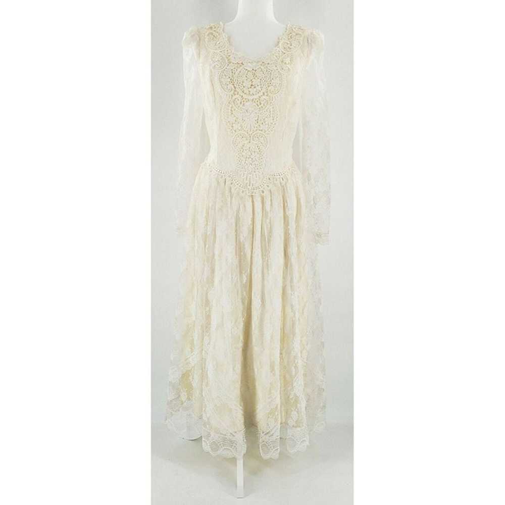 Vintage Jessica McClintock Bridal Wedding Dress T… - image 10