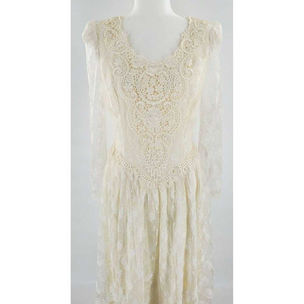 Vintage Jessica McClintock Bridal Wedding Dress T… - image 2