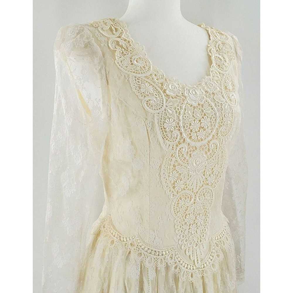 Vintage Jessica McClintock Bridal Wedding Dress T… - image 6