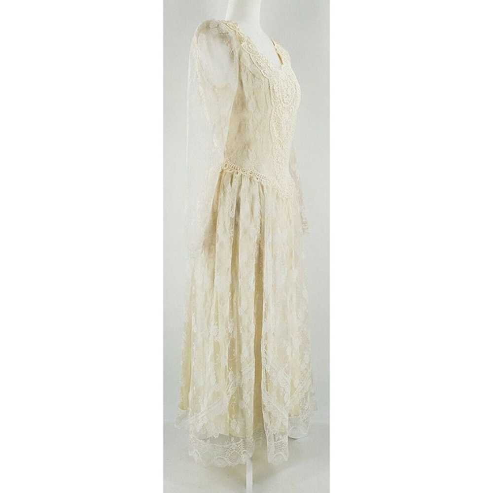 Vintage Jessica McClintock Bridal Wedding Dress T… - image 8