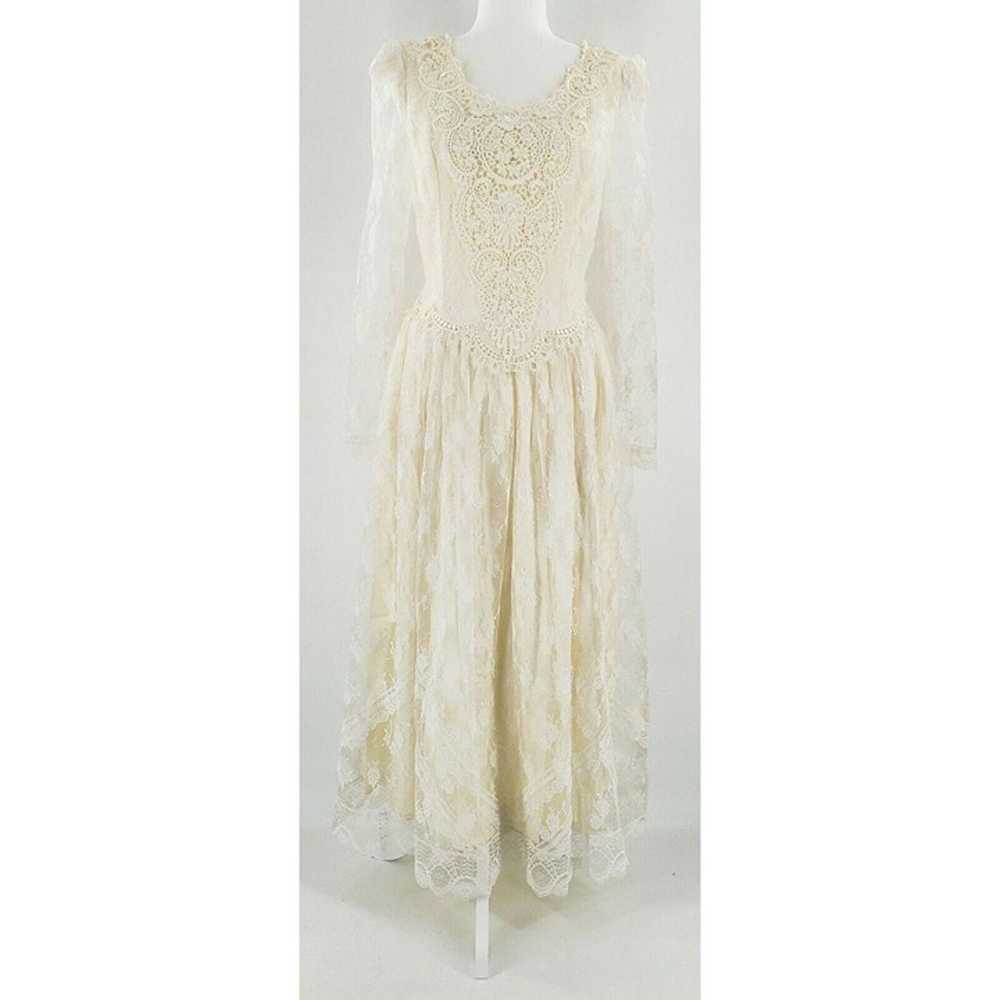 Vintage Jessica McClintock Bridal Wedding Dress T… - image 9