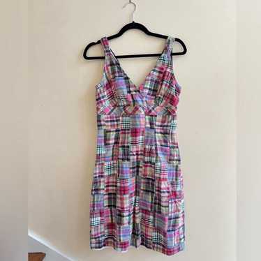 Vintage Tommy Hilfiger Patchwork Dress - Size Sma… - image 1