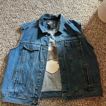 Vintage Harley-Davidson jean jacket