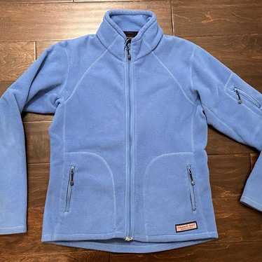 Vintage Women’s Vineyard Vines Blue Full Zip Flee… - image 1