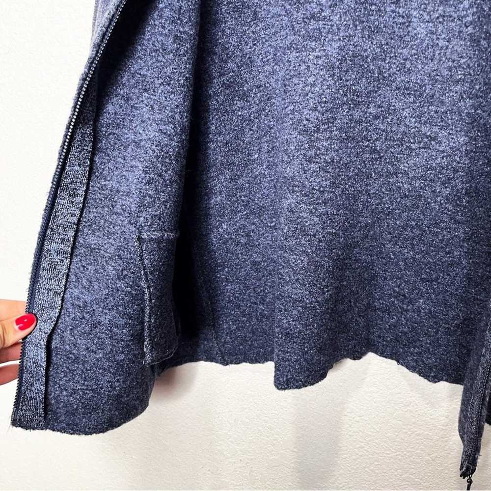 Vintage Eileen Fisher Felted Wool Full Zip Sweate… - image 3