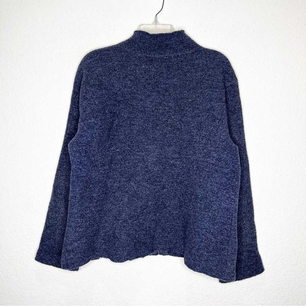 Vintage Eileen Fisher Felted Wool Full Zip Sweate… - image 5