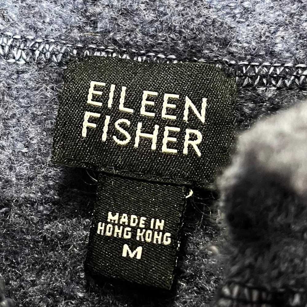 Vintage Eileen Fisher Felted Wool Full Zip Sweate… - image 9