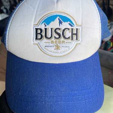 vintage embroidered Busch beer SnapBack hat - image 1