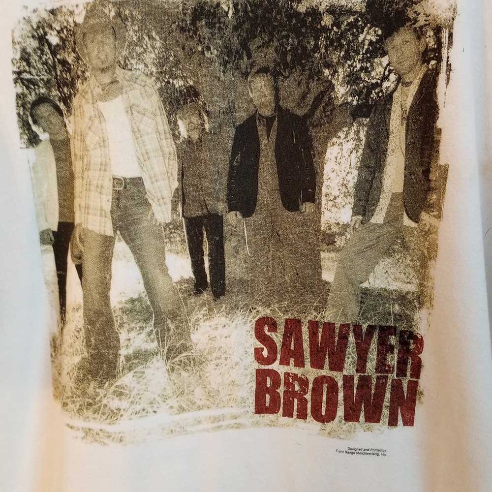Vintage Sawyer Brown Living Loud Concert T-Shirt - image 1