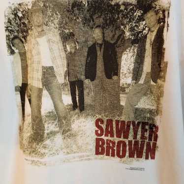Vintage Sawyer Brown Living Loud Concert T-Shirt