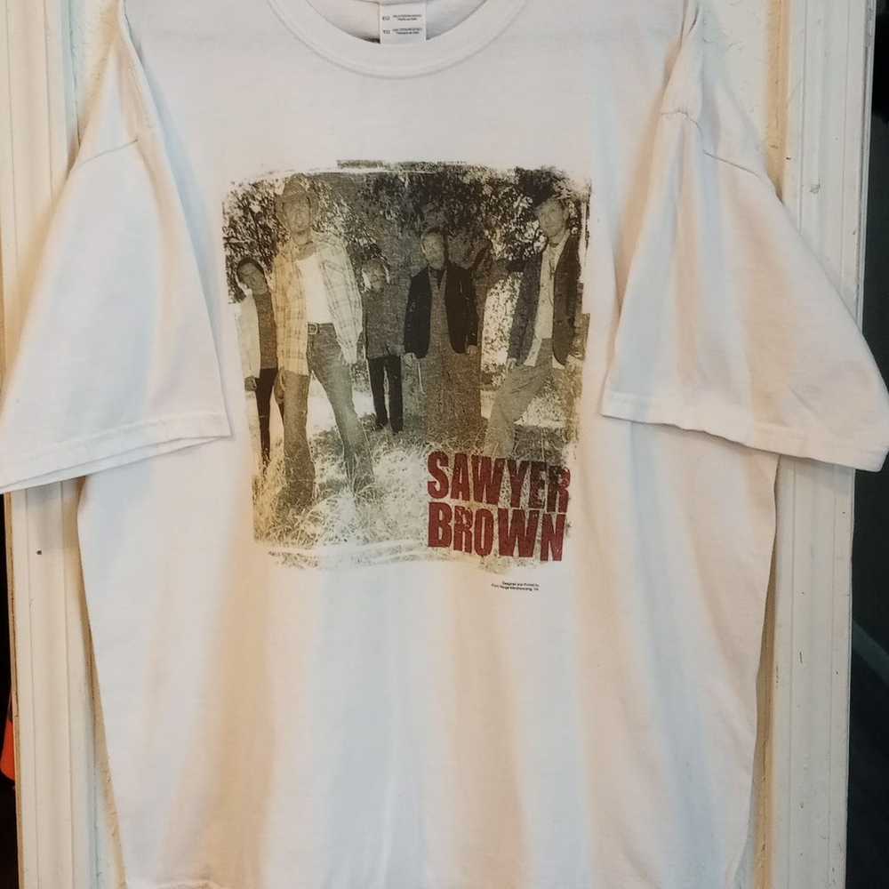 Vintage Sawyer Brown Living Loud Concert T-Shirt - image 2