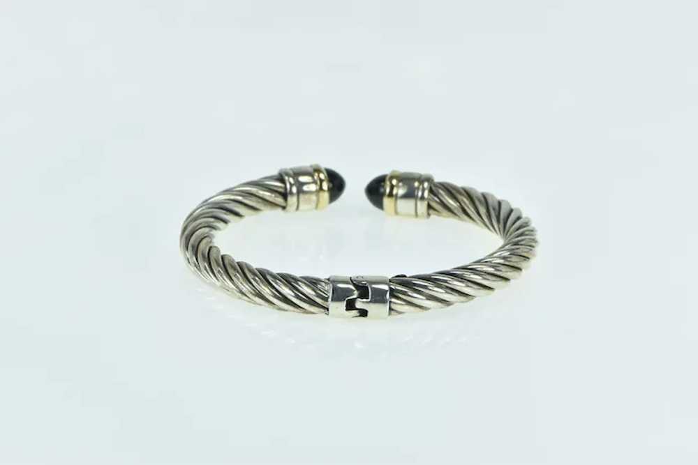 Sterling Silver 18k Gold David Yurman Classic Cab… - image 2