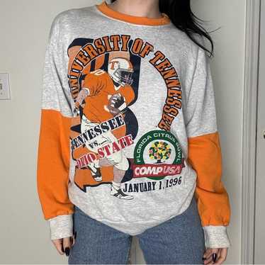 1996 University of Tennessee Crewneck Sweater Med… - image 1