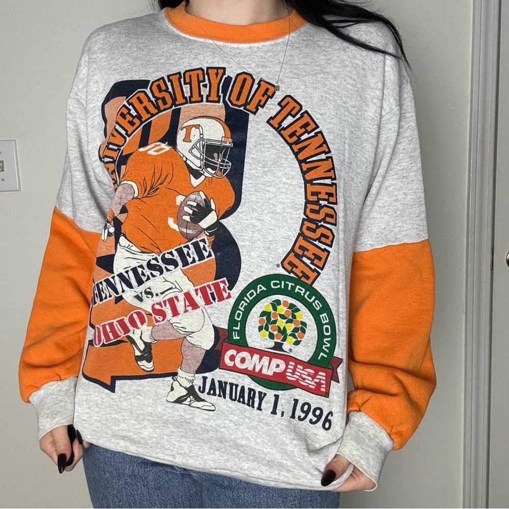 1996 University of Tennessee Crewneck Sweater Med… - image 3