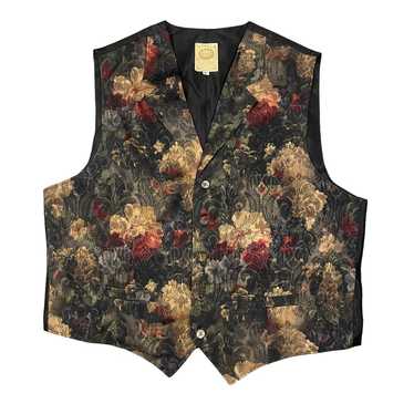 Wah Maker Arizona vintage 90s men's XL floral vest - image 1