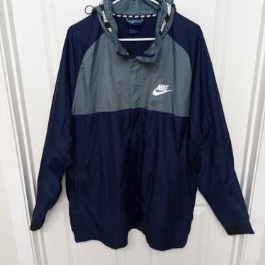 Nike Air Swoosh Blue Two Tone Full Zip Jacket Win… - image 1