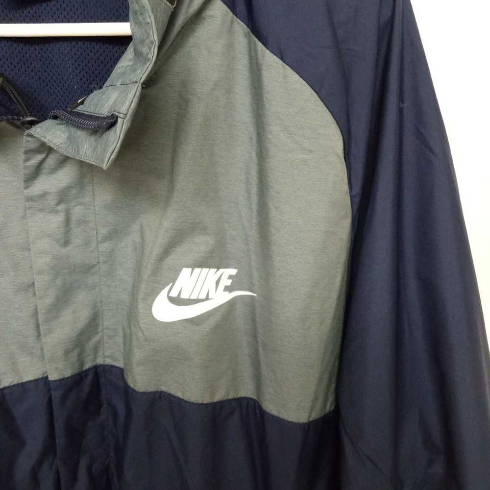 Nike Air Swoosh Blue Two Tone Full Zip Jacket Win… - image 2