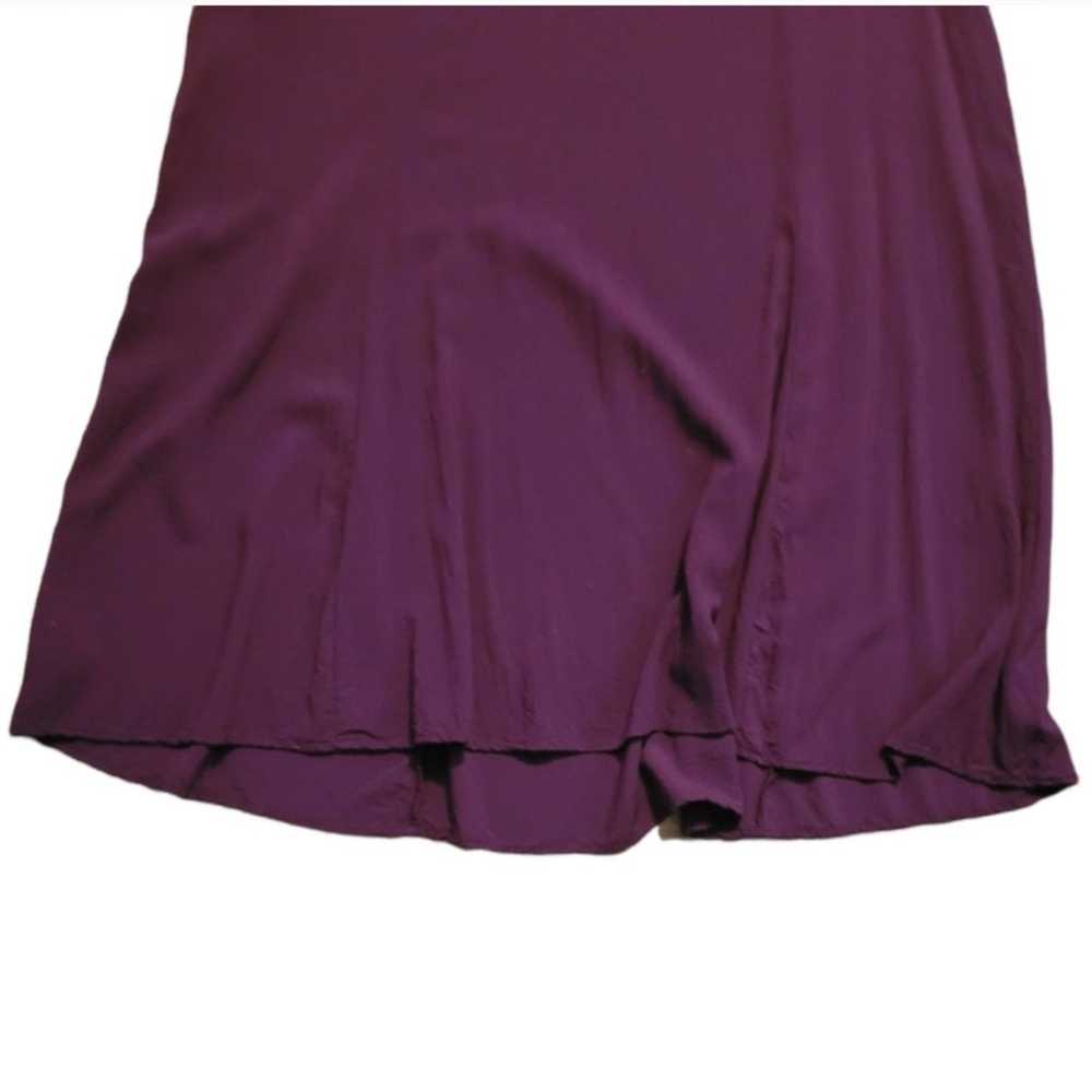 Torrid Purple Lattice Challis Trapeze Dress Sz 2 - image 8
