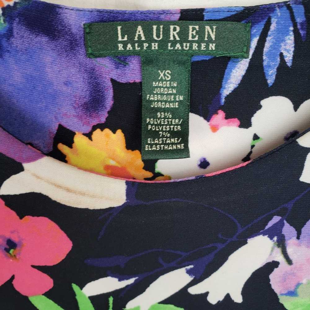 Lauren Ralph Lauren Multicolored Floral Dress Sz … - image 4