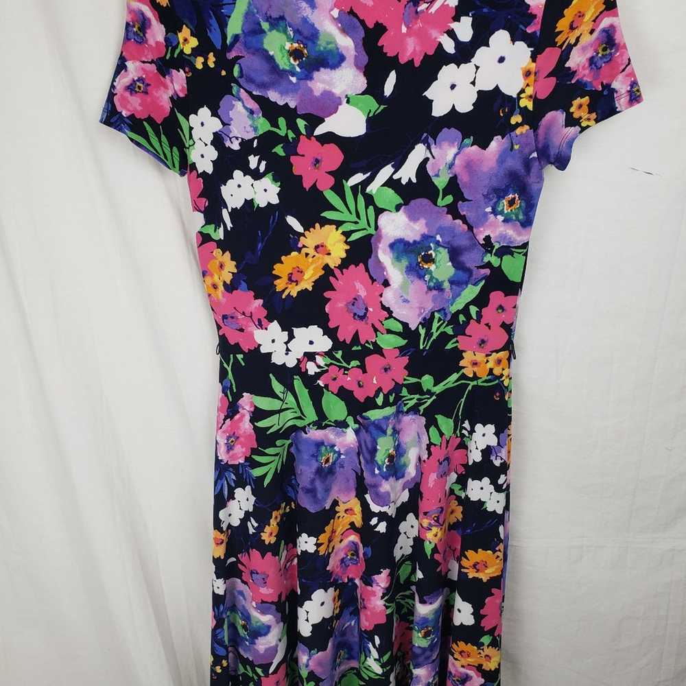 Lauren Ralph Lauren Multicolored Floral Dress Sz … - image 9