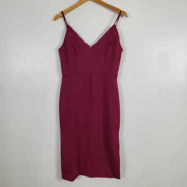 Socialite NWOT scallop neck bodycon dress