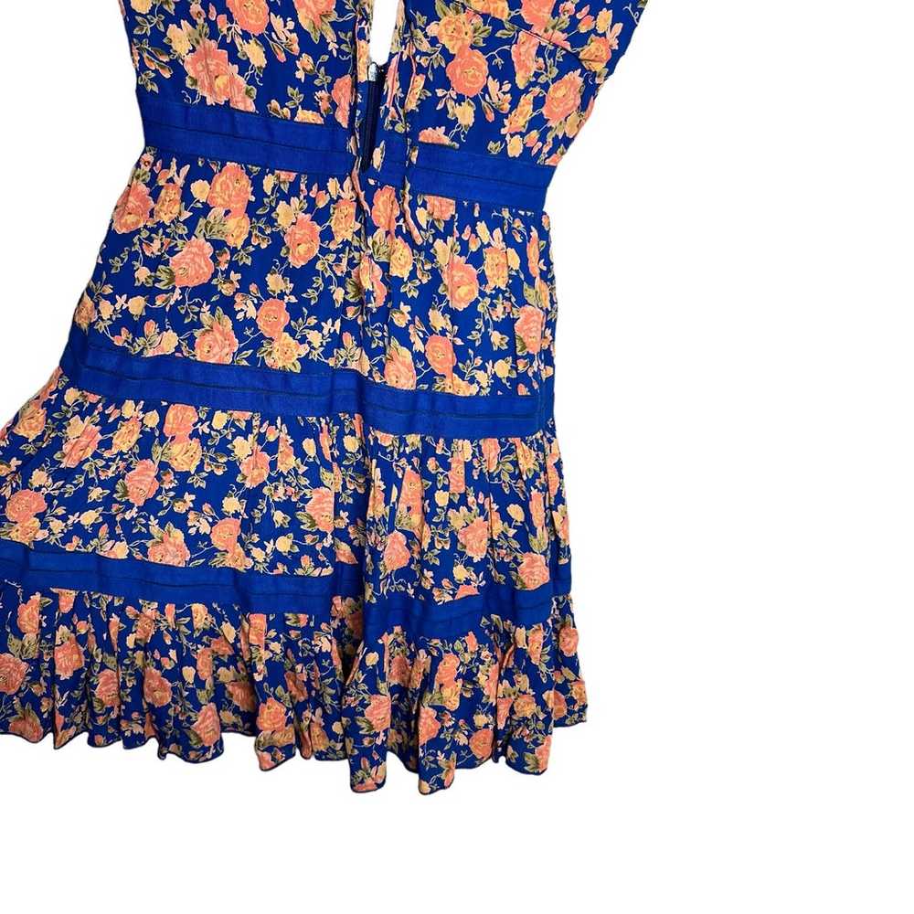 Tularosa Alice Dress in Navy & Peach Floral Size … - image 6