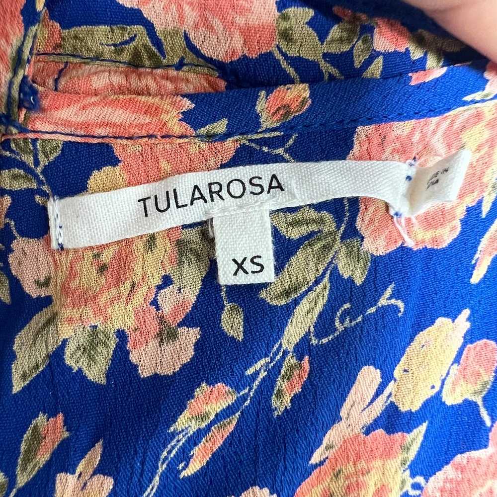 Tularosa Alice Dress in Navy & Peach Floral Size … - image 7