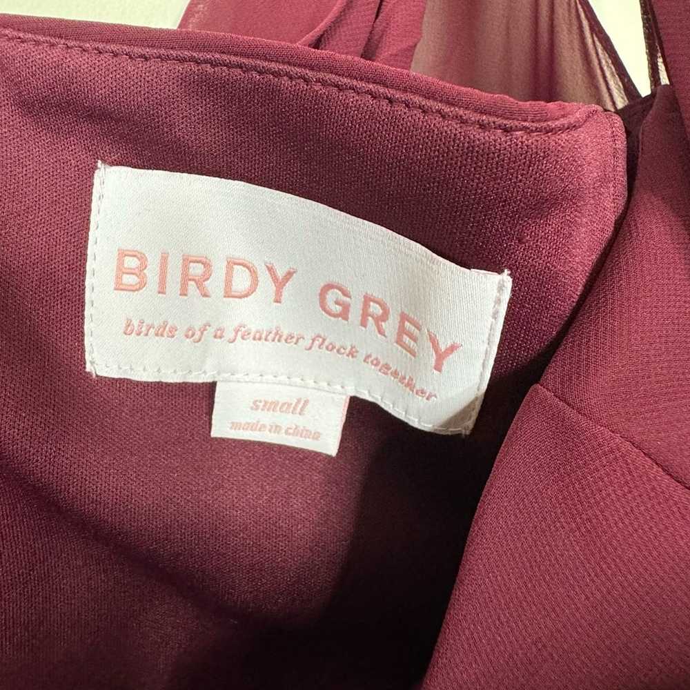 Birdy Grey Burgundy Kira One Shoulder Bridesmaid … - image 10