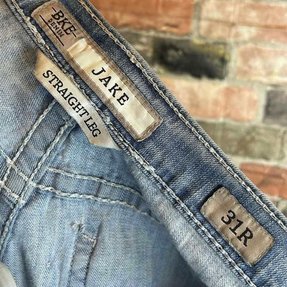 Bke BKE Jake Straight Leg Light Wash Jeans 31X31 - image 5