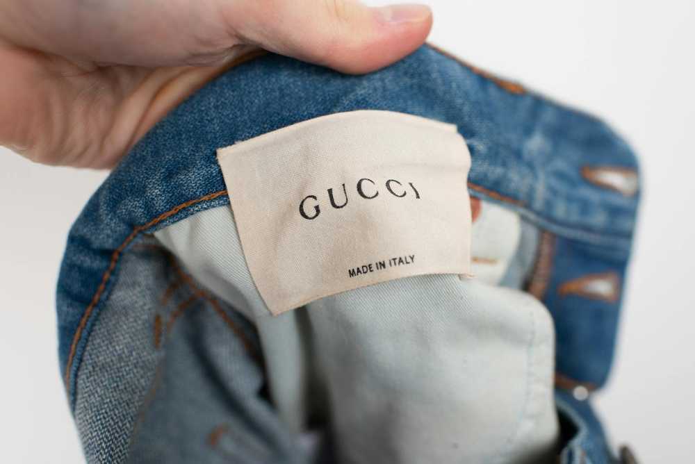 Gucci Insect Embroidery Denim - image 10