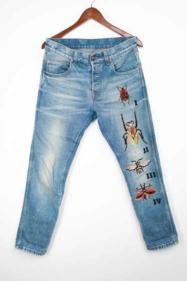 Gucci Insect Embroidery Denim - image 1