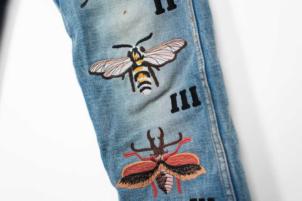 Gucci Insect Embroidery Denim - image 3