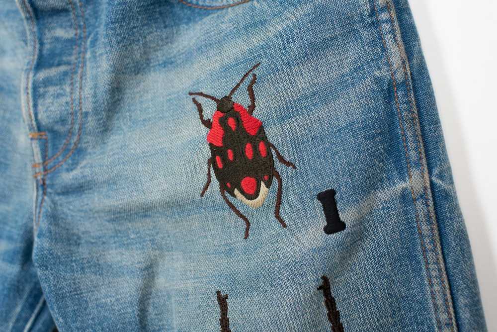 Gucci Insect Embroidery Denim - image 5
