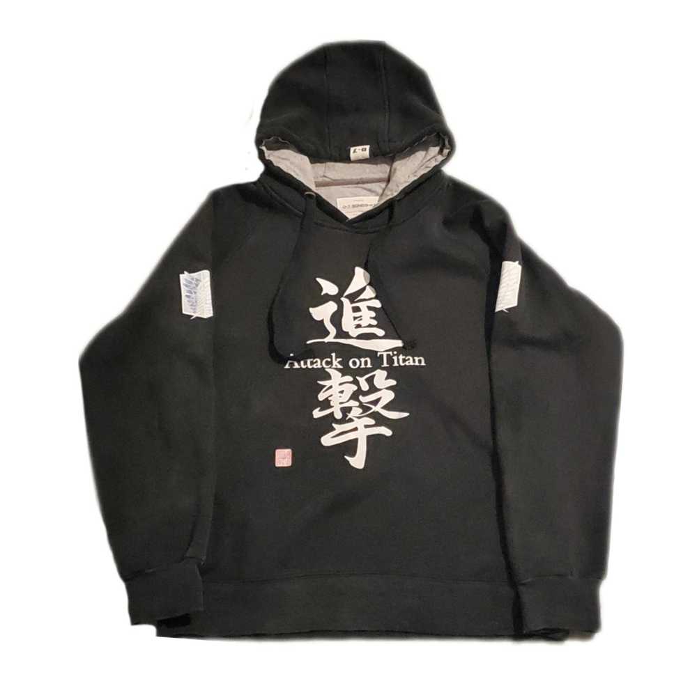 Movie × Vintage 2013 OG Attack on Titan Hoodie - image 1