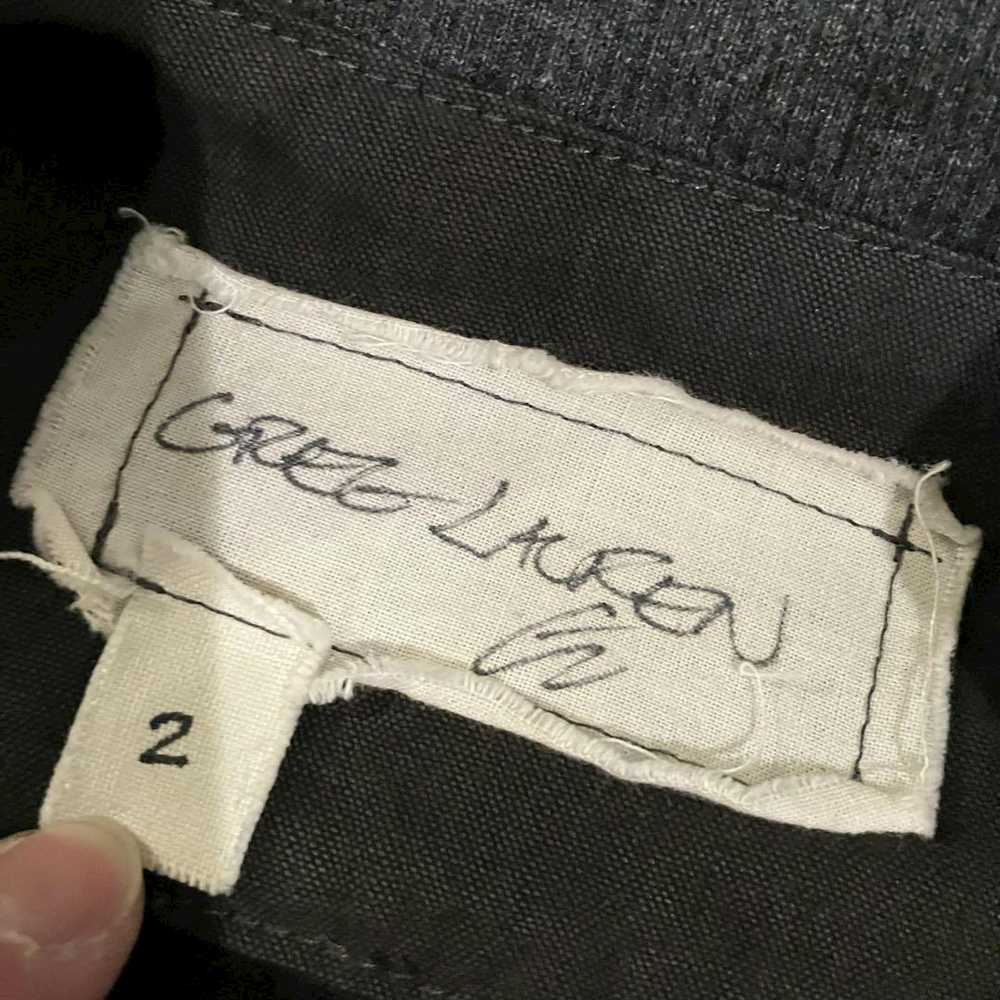 Greg Lauren Charcoal Tent zip front bomber - image 3