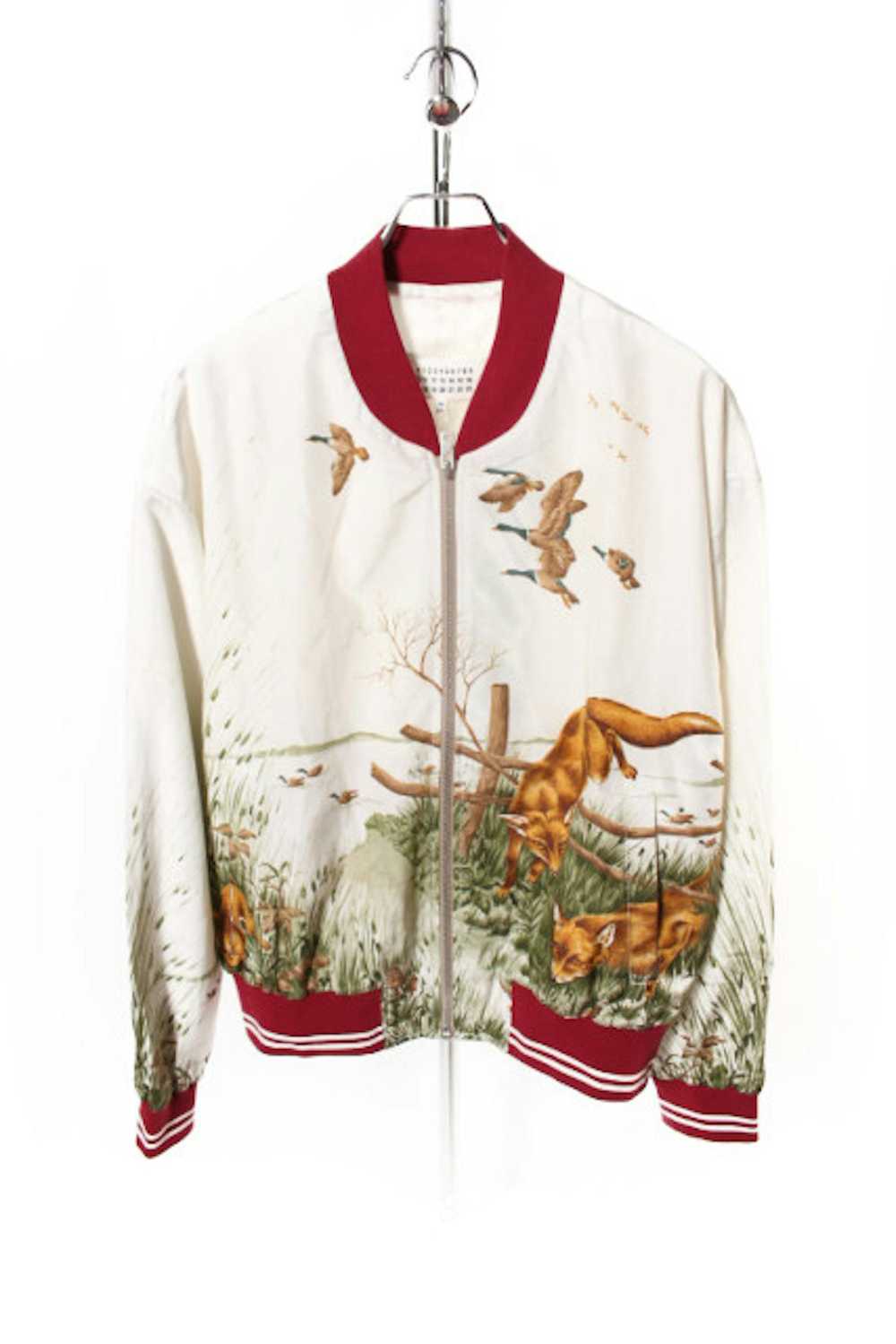 Maison Margiela Fox Print Silk Jacket - image 2