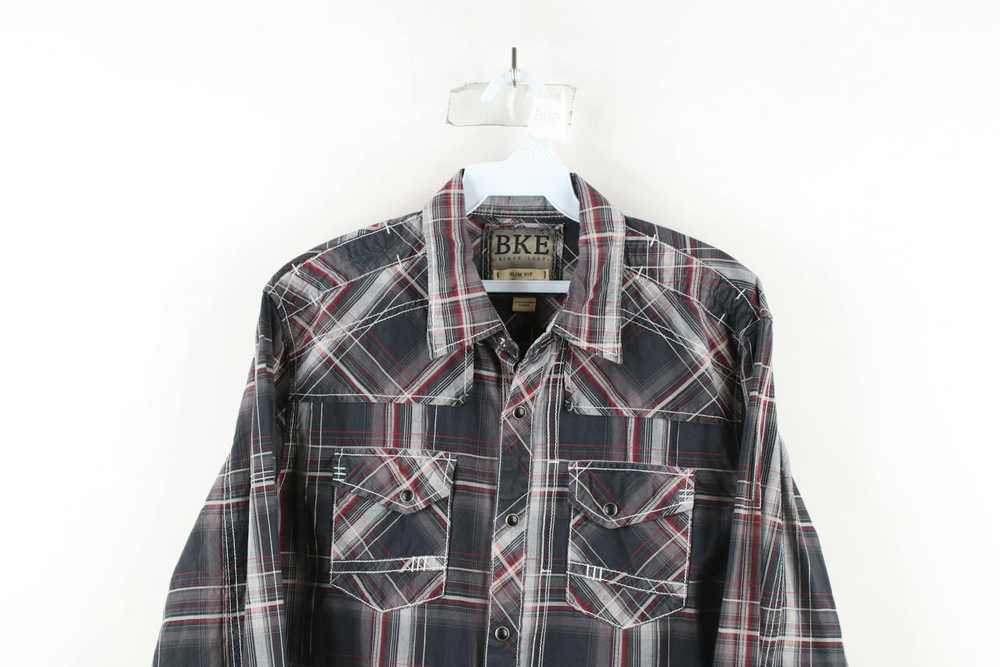 Bke × Vintage BKE Buckle Thick Stitch Snap Button… - image 2