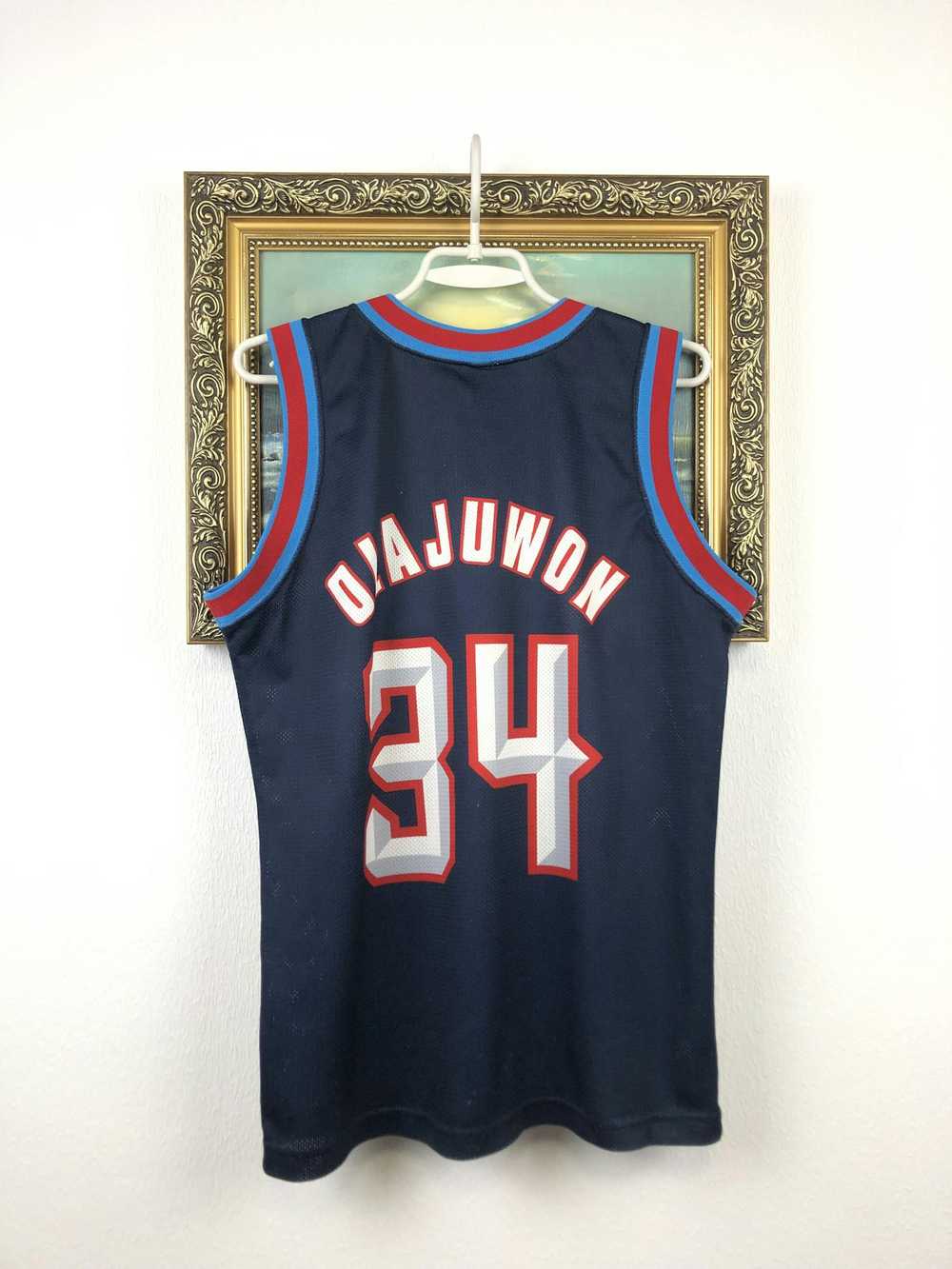 NBA × Rare × Vintage Vintage Champion Hakeem Olaj… - image 11