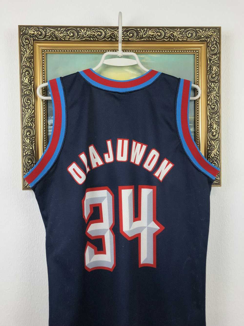 NBA × Rare × Vintage Vintage Champion Hakeem Olaj… - image 12